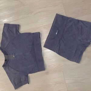 Blue Two-Piece workout Set